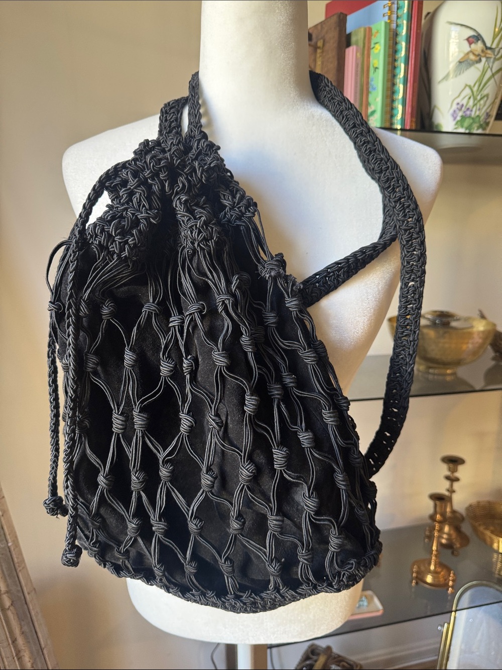 Carrie Forbes Suede Backpack